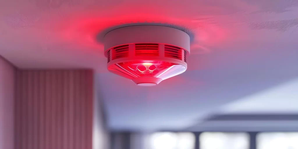 Fire Alam Ringing - Red Emergency light
