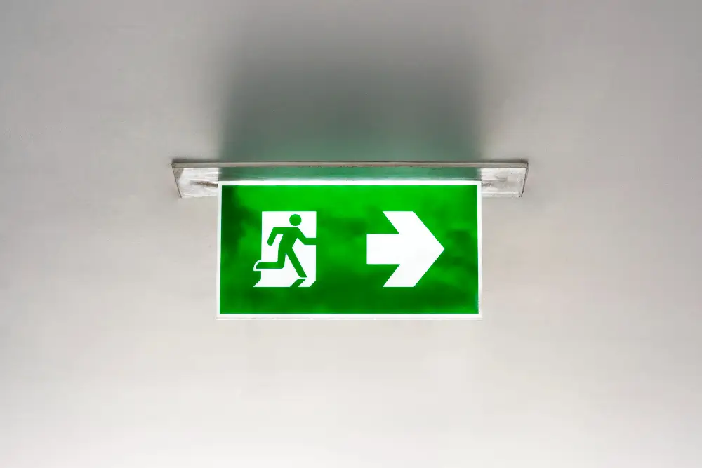 Escape Green Emergency light